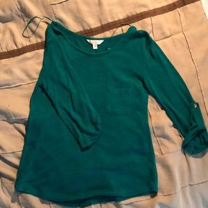 Teal charming Charlie blouse